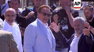 Arnold Schwarzenegger in 'good spirits' after heart surgery