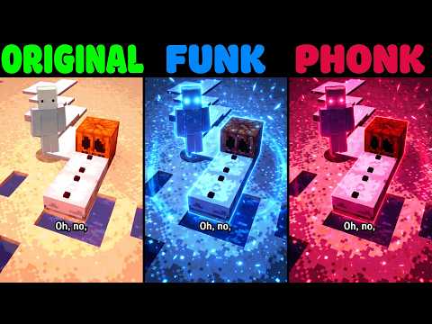 Oh No My Snowman Melted - Original vs Funk vs Phonk Edit