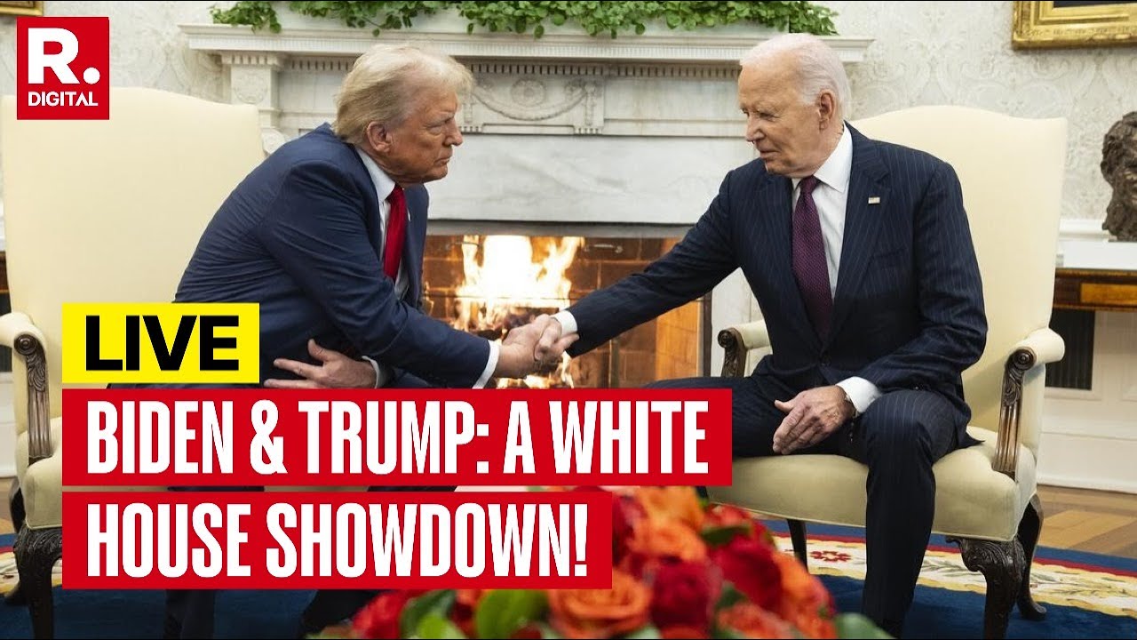 LIVE: Biden Meets Trump – The White House Hosts a Historic Presidential ...