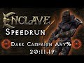 Enclave Speedrun - Dark Campaign any% 20:11.19 (Easy)