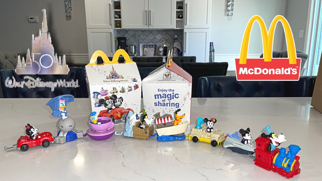 2020 2022 McDONALD'S Disney's 50th Mickey Minnie Runaway Railway HAPPY MEAL  TOYS