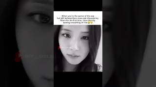 Jisoo just testing her own app like a new user 😭 #Blackpink #블랙핑크 #jisoo #shorts #kpop