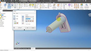 Video hướng dẫn lệnh extrude trong phần mềm INVENTOR phiên bản 2018