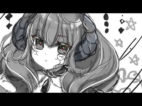 描いてみた モノクロイラストメイキング Ibis Paint 水乃もずく Youtube 描いてみた モノクロイラストメイキング Ibis Paint 水乃もずく Youtube