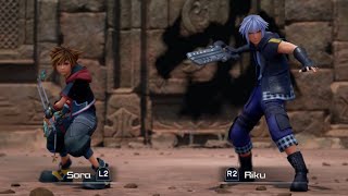 Kingdom Hearts 3 ReMind - Riku vs. Xigbar & Dark Riku No Damage (Critical Mode)
