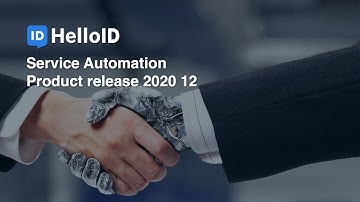 HelloID Service Automation - Product Update 2020.12 - Identity as a Service