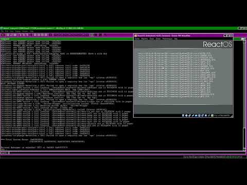 ReactOS *Experiment*: KDBG Kernel Debugger I/O to serial, screen, and WinDbg 😲 😲 👀