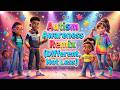 Autism Awareness Remix 🎶 | Different, Not Less 💙 (Kids Song) #kidslearning #autism