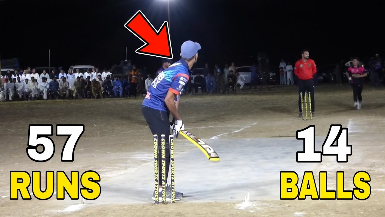 57 RUNS CHASED JUST 14 BALLS MOST THRILLING MATCH IN CRICKET HISTORY ...