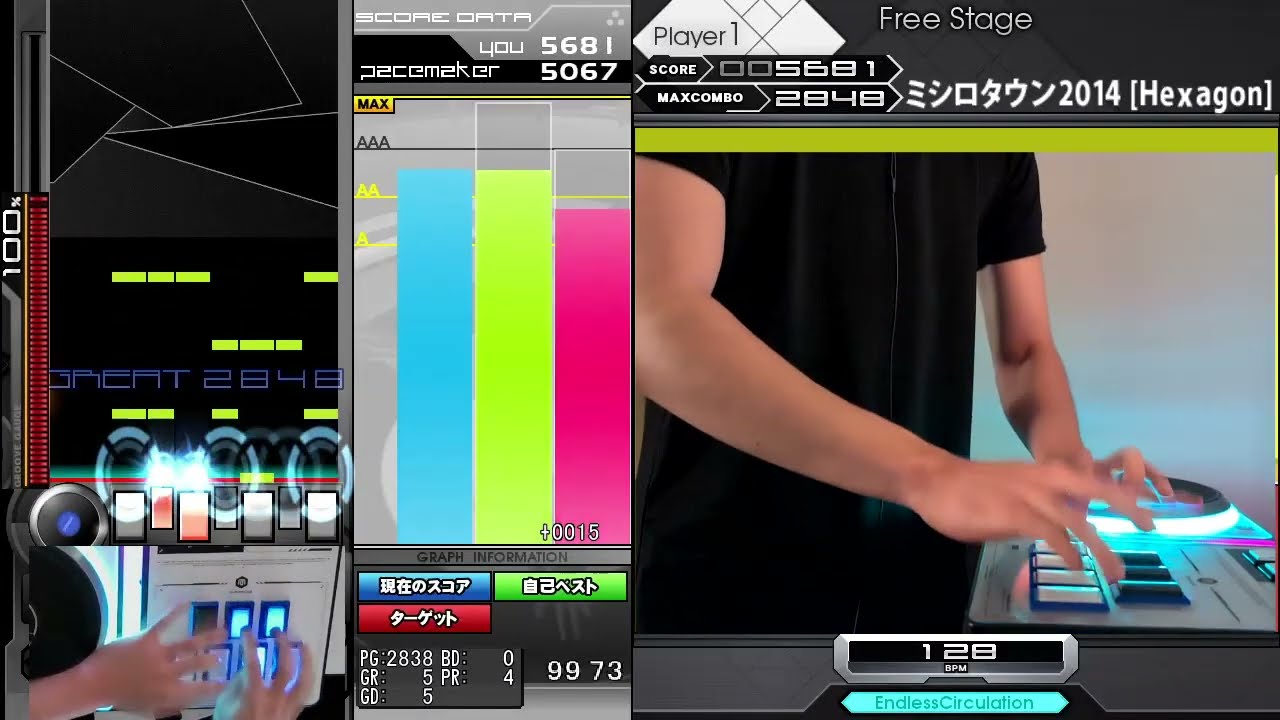 st3 ミシロタウン2014 [Hexagon] FULLCOMBO MAX-23【LR2】 - YouTube