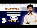 Day 26 | Microsoft Word Tutorial | MS Word Review Tab (Complete Tutorial) MS Word Tutorial