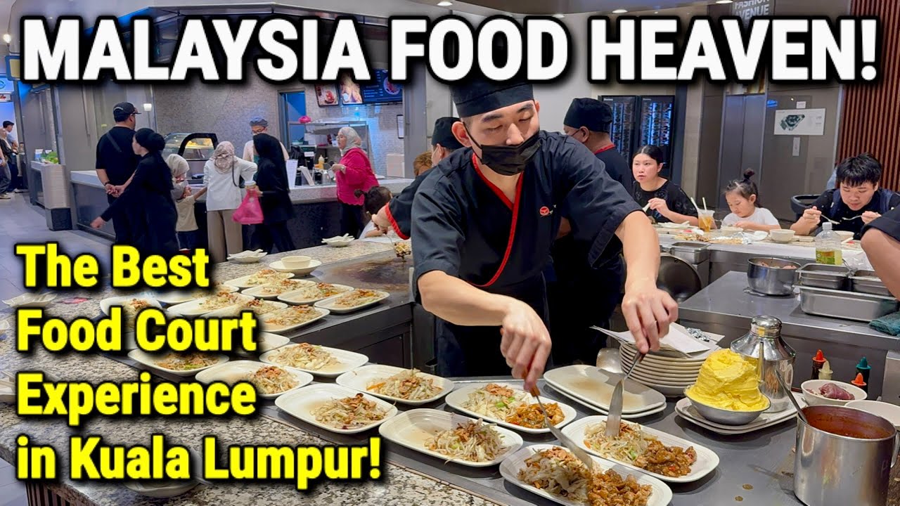 BIGGEST & BEST FOOD COURT in ASIA? 🇲🇾 Kuala Lumpur, Malaysia’s Food Paradise! | Food Travel