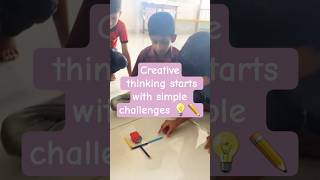 Creative thinking starts with simple challenges 💡✏️ #dance #competition #school #music
