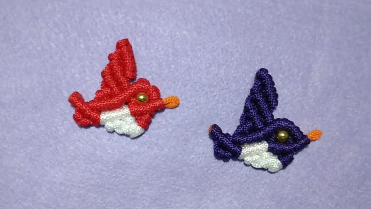 🐧🕊️BIRD MACRAME KEYCHAIN,CARA MEMBUAT SOUVENIR GANTUNGAN KUNCI BURUNG DARI TALIKUR, MACRAME ANIMAL