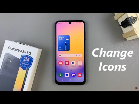 How To Change Icons On Samsung Galaxy A25 5G