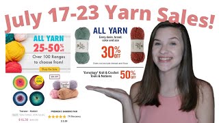 Yarn Sales For July 17-23 2022 at Hobby Lobby Michael s Joann Hobbii Premier and Mary Maxim
