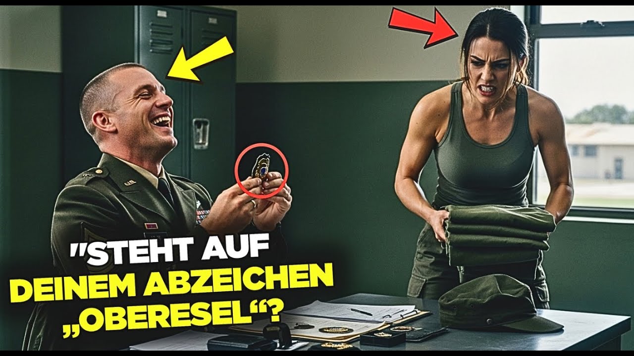 Der Feldwebel spottete über ihren Rang bis sie ruhig „Flottenkommandantin“ antwortete