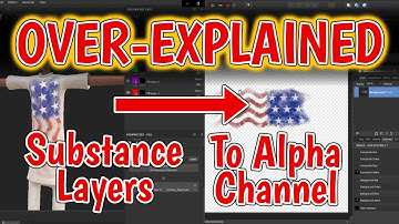 OVER-EXPLAINED! -- Exporting specific layers from Substance Painter with alpha channel