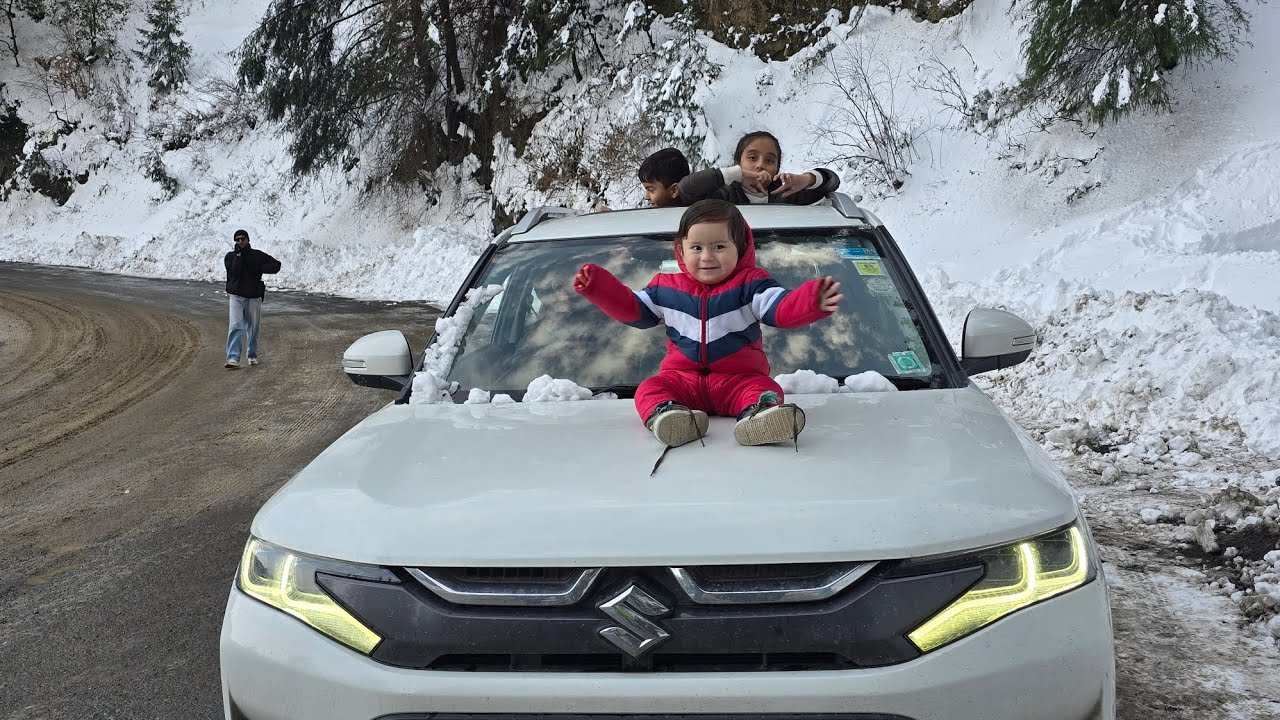 Shimla to kufri  journey in Heavy snowfall ❄️❄️