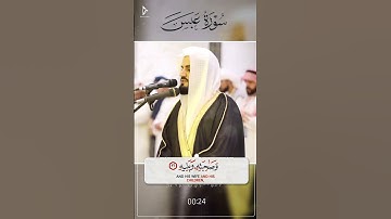 سورة عبس - القارئ رعد الكردي