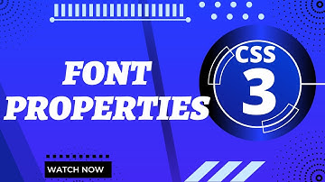 Font properties- Font size, font family ,font weight, font style in Urdu |Web Coding With Bilal