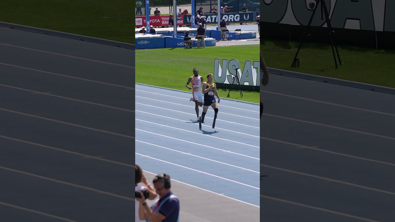 Jaydin Blackwell breaks his own T38 world record, running 47.23 to win the men’s 400m 🌍🚨 #track