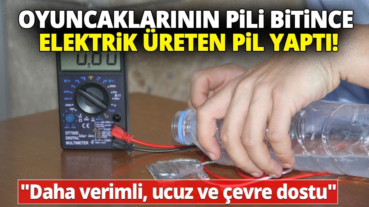 Oyuncaklarının Pili Bitince, Elektrik Üreten Pil Yaptı Patentini Aldı