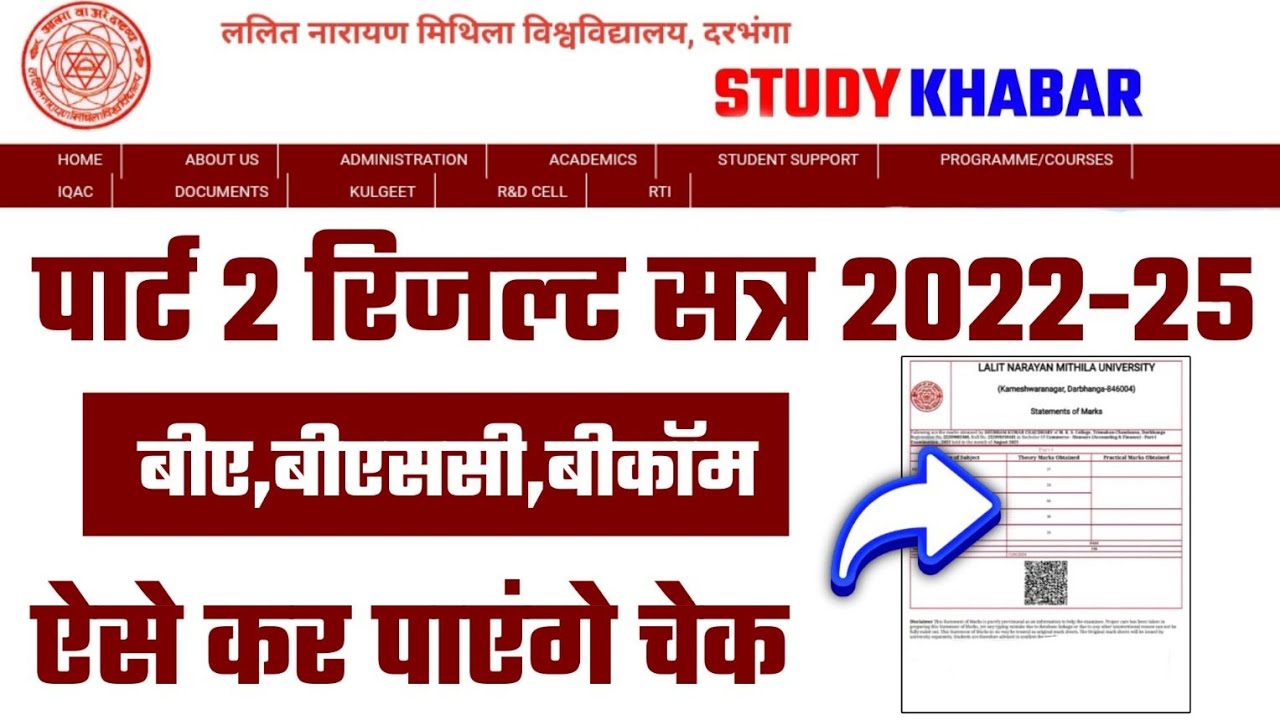 LNMU Part 2 Result 2022 25 LNMU Part 2 Result Kaise Dekhen 2024 lnmu-part-2-result-2022-25-lnmu-part-2-result-kaise-dekhen-2024