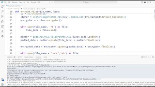 AES File Encryption and Decryption in Python