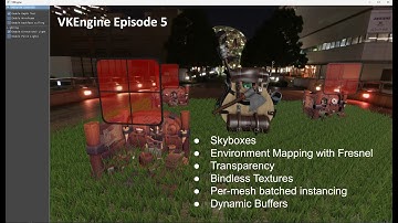 VKEngine (Vulkan and C++ 3D Engine) - Devlog 5 (Skybox, Environment Mapping, Transparency)