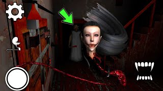 Playing As Krasue From Eyes Horror Game In Granny Version 1.8 Nightmare Mode On Extreme Difficulty