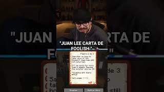 "Juan lee carta de foolish #juansguarnizo #foolish #tinakitten #qsmp #aldogeo #roier #quackity