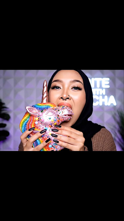 “BITE WITH ICHA ✨ Unicorn Edition #asmr