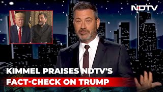 NDTV's Trump Interview On 'The Jimmy Kimmel Show'. Here It Is.