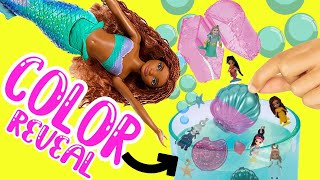 The Little Mermaid Movie 2023 Ariel and Flounder Find Seaprise Treasure Chests with Ursula Doll