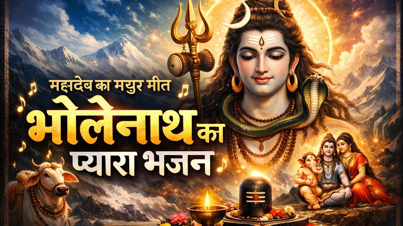 पंच देवों को समर्पित। महादेव भजन( इसको सुनने से पांचों देवों की कृपा प्राप्त होती हे 