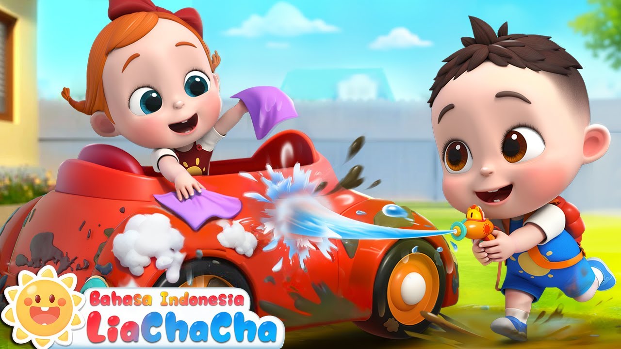 Cuci Mobil Bayi🚗🫧 | Mobil itu Kotor | Lagu Lucu | Lagu Anak-anak | LiaChaCha Bahasa Indonesia