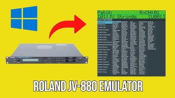 VIRTUAL JV: Downloaden, firmware en installatie op Windows - Roland JV-880 emulator