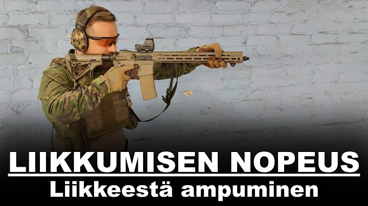 Liikkeestä ampuminen: liikenopeus