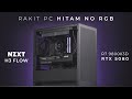 Rakit PC Hitam No RGB ft. NZXT H3 Flow | Ryzen 7 9800X3D, RTX 5080