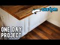 ONE DAY PROJECT: Custom Desk in our Mobile Home Living Room