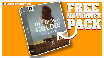 Grab This FREE DaVinci Resolve Pack Now!⎜DaVinci Resolve 20⎜MotionVFX