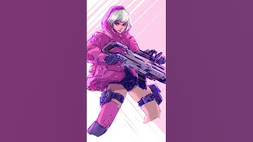 Cyberpunk Character Design |Timelapse