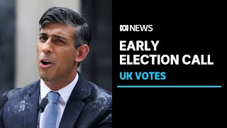 British PM Rishi Sunak calls snap election for July 4 | ABC News