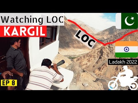 [Ep 8] Watch Pakistani Checkpost from Kargil from here | Hunderman village | Ladakh 2022