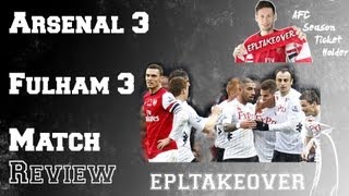 Arsenal vs fulham 3-3 -