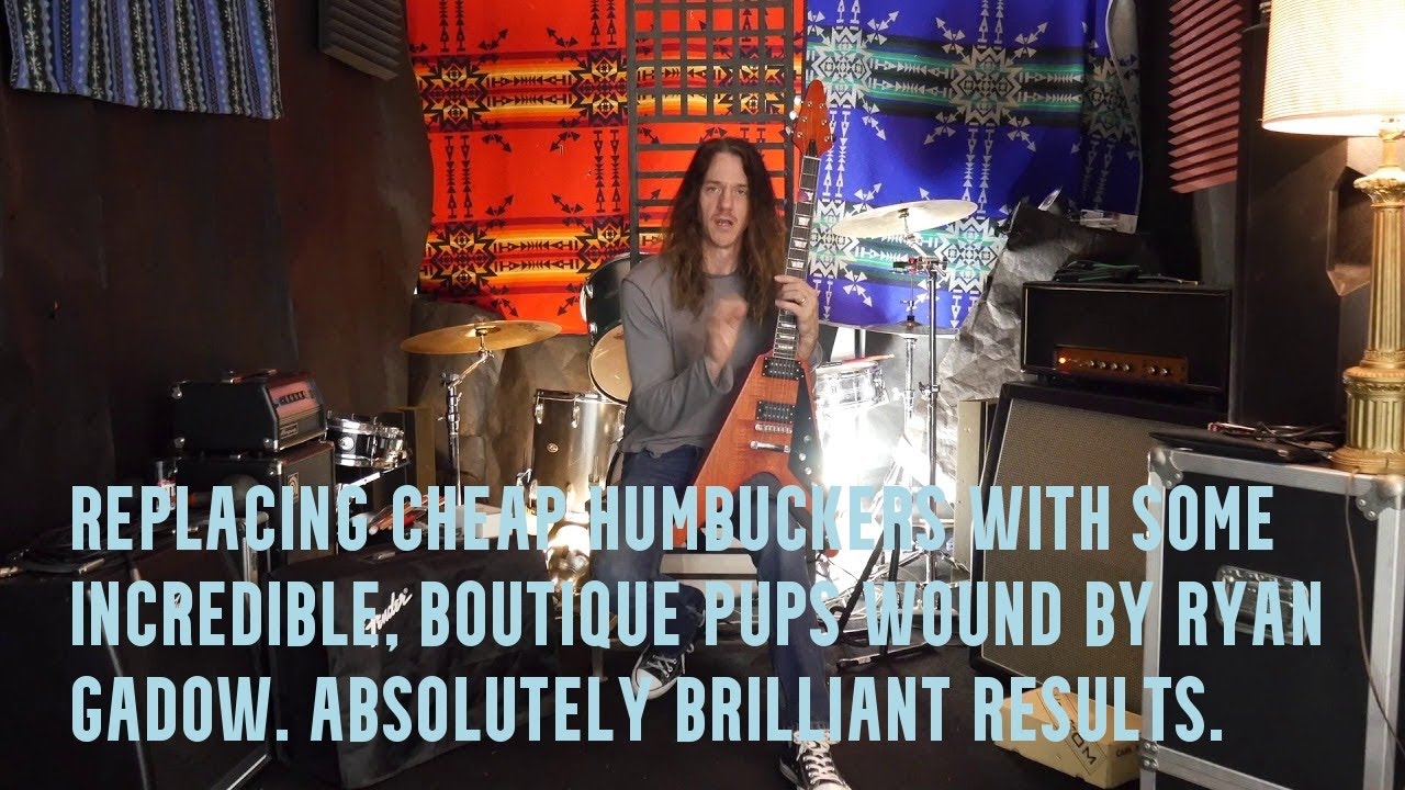 Replacing Cheap Humbuckers With Boutique Pickups by Gadow. Ryan Gadow Vintage Wound Humbuckers.