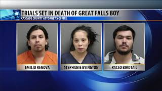 Trial dates set for suspects in child's murder
