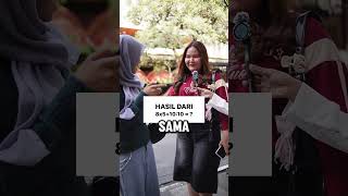 tulis jawabannya disini 🫶🏻 #matematika #socialexperiment #sosialexperiment #foryou