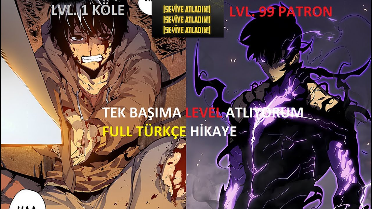 TEK BAŞIMA LEVEL ATLIYORUM - SOLO LEVELING TEK PARÇA FULL HİKAYE